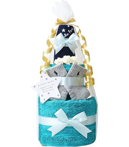 Amazon.co.jp: おむつケーキ研究所 ラルフローレン おむつケーキ 出産